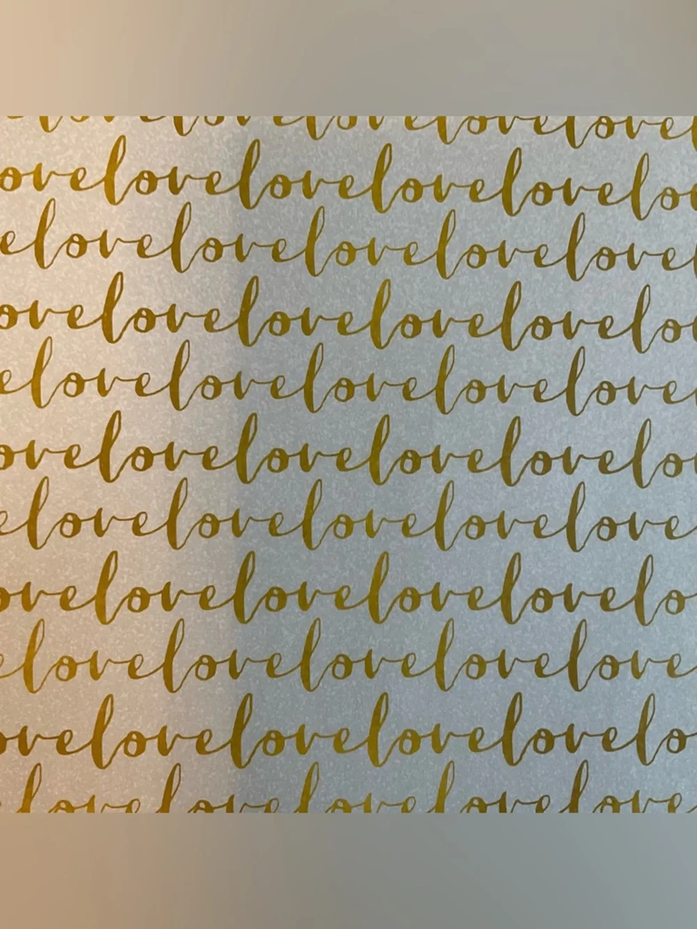 Wedding/Bridal 12”x12” Single-Sided Scrapbooking Paper/Gold Alphabet Stickers